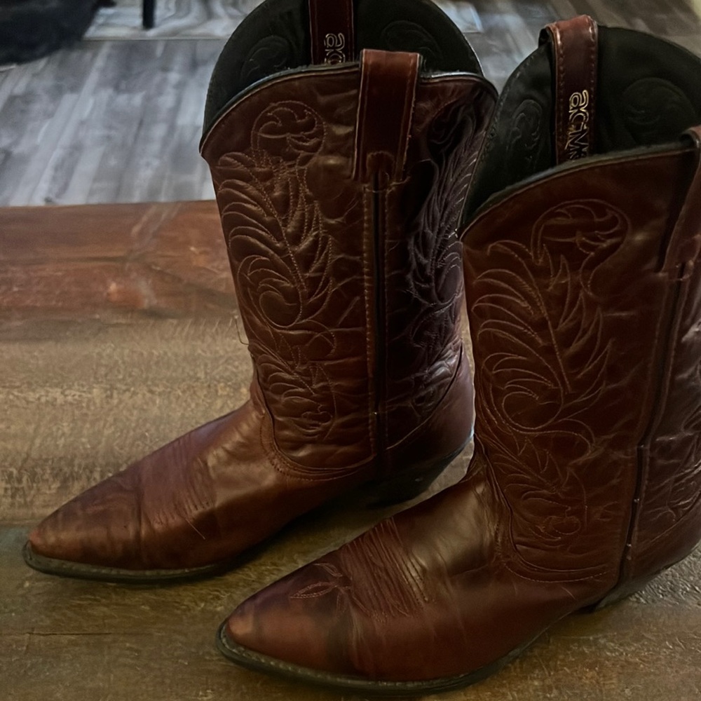 ACME Vintage Western Boots Size 9
